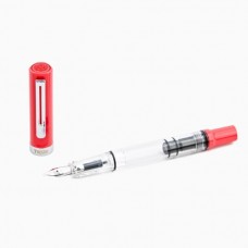 TWSBI 臺灣 三文堂 ECO-T系列 CORAL  珊瑚紅色 活塞上墨式鋼筆